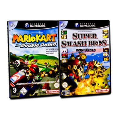 2 Gamecube Spiele Mario Kart - Double Dash + Super Smash...