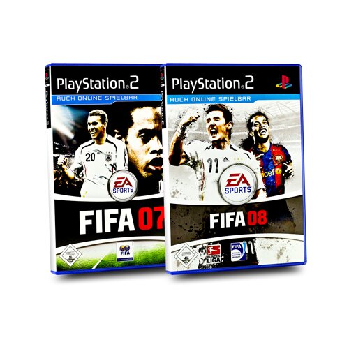 PlayStation 2 FIFA Spiele Bundle : FIFA 07 + FIFA 08 - PS2 - 2 Spiele