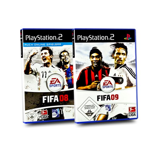 PlayStation 2 Spiele Bundle : FIFA 2008 + FIFA 2009 - PS2 - 2 Spiele