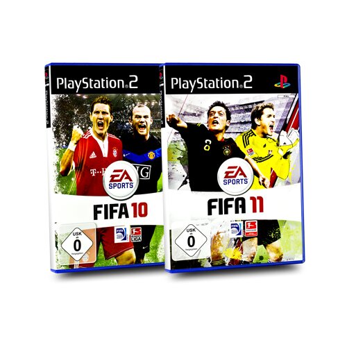 PlayStation 2 FIFA Spiele Bundle : FIFA 10 / 2010 + FIFA 11 / 2011 - PS2 - 2 Spiele
