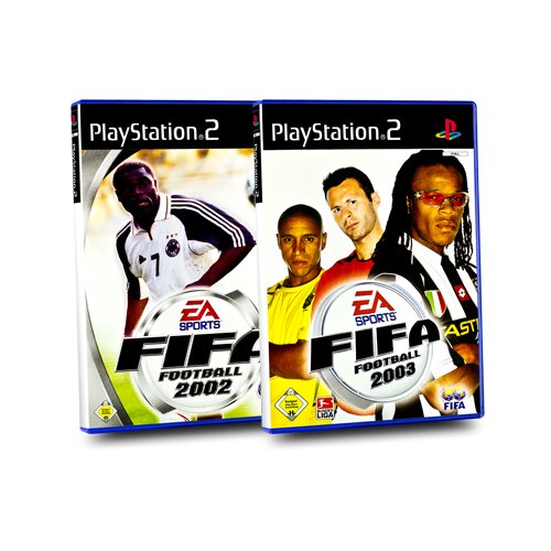 PlayStation 2 Spiele Bundle : FIFA FOOTBALL 2002 + FIFA FOOTBALL 2003 - PS2 - 2 Spiele