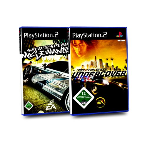 2 PlayStation 2 Spiele : NEED FOR SPEED MOST WANTED + NEED FOR SPEED UNDERCOVER