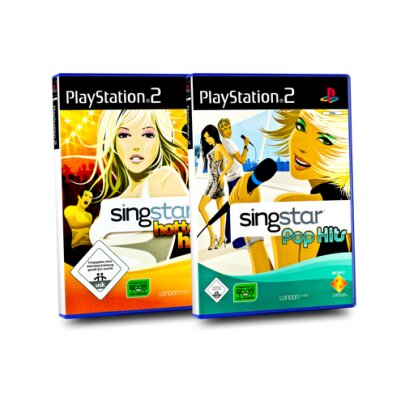 2 PlayStation 2 Spiele : SINGSTAR HOTTEST HITS + SINGSTAR...