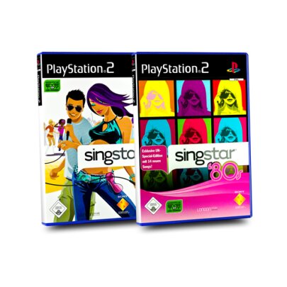2 PlayStation 2 Spiele : SINGSTAR + SINGSTAR 80s - PS2...