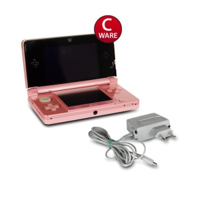 Nintendo 3DS Konsole in Coral Pink / Korallen Rosa +...