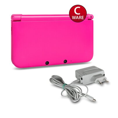 Nintendo 3DS XL Konsole in Pink - Rosa mit Ladekabel #11C