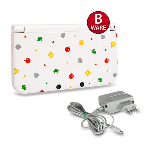 Nintendo 3DS XL Konsole in Weiss - Animal Crossing New Leaf Special Edition mit Ladekabel #17B