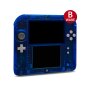 Nintendo 2DS Konsole in Transparent Blau + Ladekabel #22B