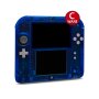 Nintendo 2DS Konsole in Transparent Blau + Ladekabel #22C