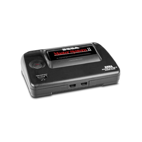 Sega Master System Konsole 2 / II ohne alles als Ersatz in Schwarz