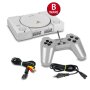 Playstation 1 - PS1 - Psx Konsole Fat in Grau (B-Ware) #10S + Ladekabel + 3-Chinch Kabel + original Controller in Grau