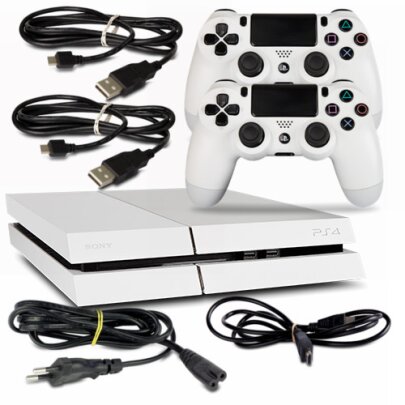PS4 Konsole - Modell Cuh-1216A 500Gb in Weiss #35 +...