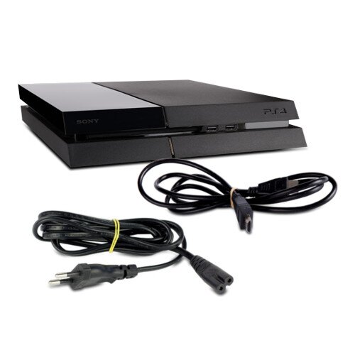 PS4 Konsole Modell Cuh-1216A 500Gb in Schwarz #34 + Stromkabel + HDMI Kabel