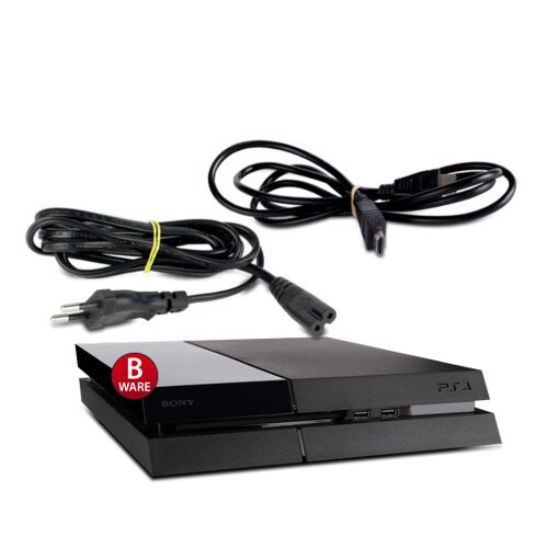 PS4 Konsole - Modell Cuh-1116A 500Gb in Schwarz (B-Ware) #31B + Stromkabel + HDMI