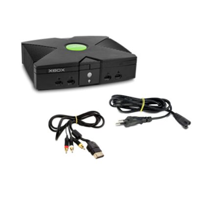 Microsoft Xbox - X-Box Konsole + Netzteil + 3 Cinch Kabel