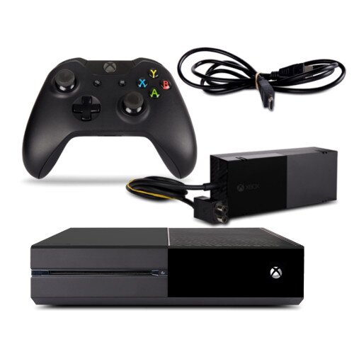 Xbox One Konsole mit 1 TB Festplatte in Schwarz + HDMI + Netzkabel + original Wireless Controller Schwarz