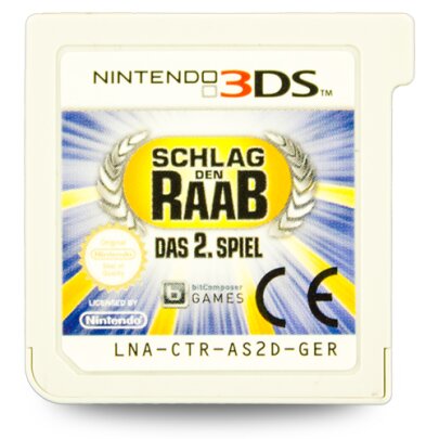 3DS Spiel SCHLAG DEN RAAB - DAS 2. SPIEL #B