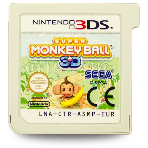 3DS Spiel SUPER MONKEY BALL 3D #B