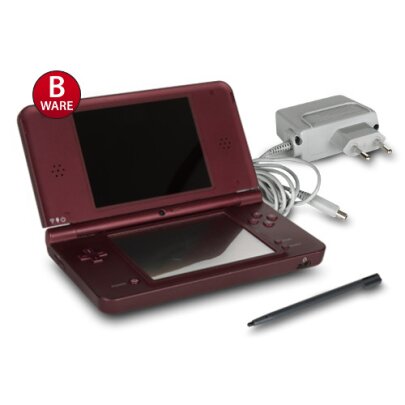 Nintendo DSi XL Konsole in Bordeauxrot + Ladekabel #90B