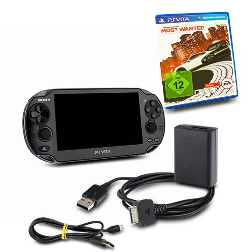 PS Vita Konsole Slim 2016 #61A + Ladekabel + Spiel Need For Speed Most Wanted