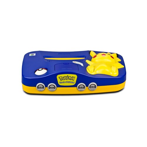 N64 Pokemon Pikachu Konsole in Blau ohne alles - Ersatzkonsole