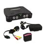 Nintendo 64 - N64 Konsole + Controller + alle Kabel + Jumper Pak + Mario Party 1