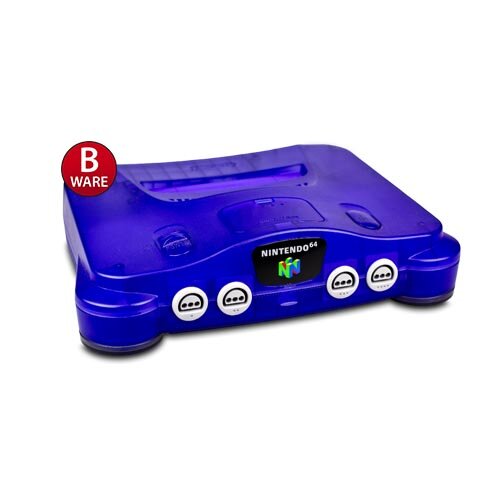 Nintendo 64 Konsole in Atomic Purple / Transparent Lila ohne alles #450S B-Ware