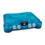 Nintendo 64 N64 Konsole Transparent Blau Weiss + Kabel + Jumper Pak + Controller