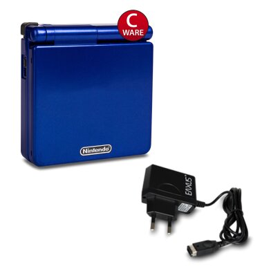Gameboy Advance SP Konsole in Dunkelblau / Blue +...