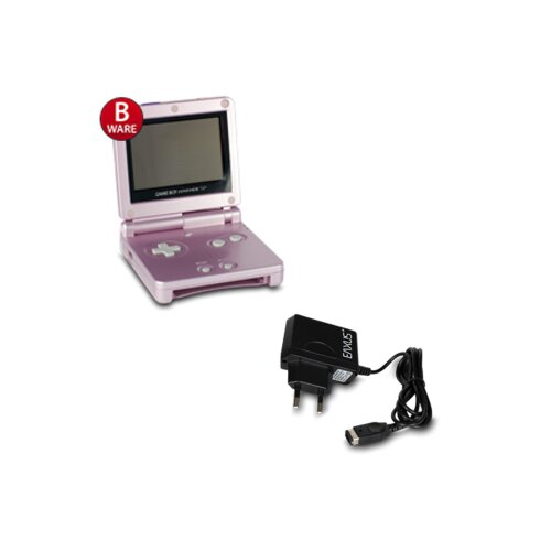Gameboy Advance SP Konsole in Rosa / Pink + original Ladekabel #59B