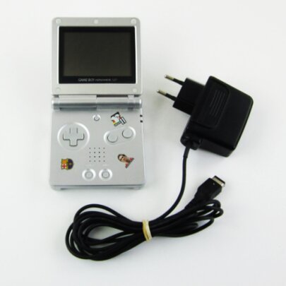 Gameboy Advance SP Konsole in Silber / Silver / Platin...