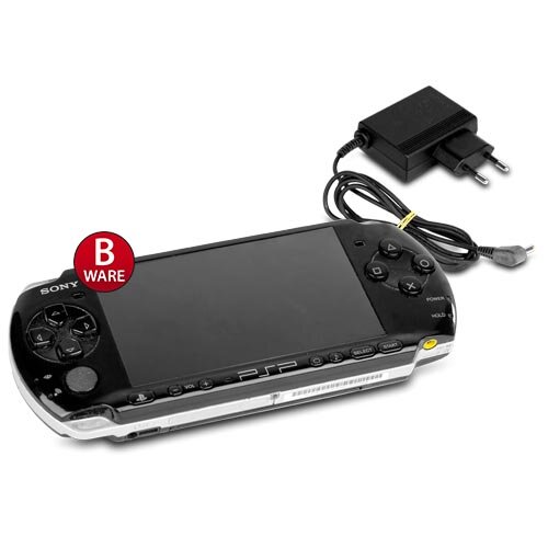 Sony Playstation Portable - PSP 3004 Slim & Lite Konsole in Schwarz / Piano Black #30B + Ladekabel