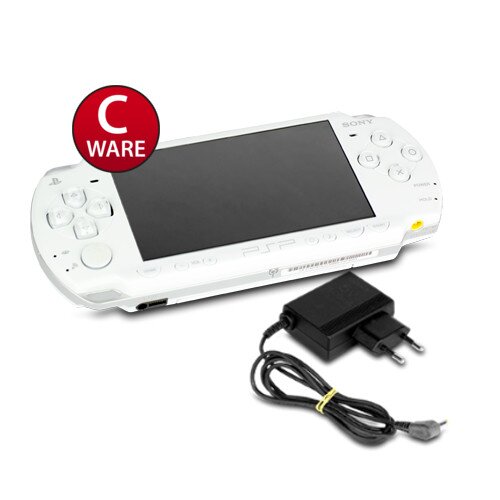 Sony Playstation Portable - PSP 3004 Slim & Lite Konsole in Weiss / White #31C + Ladekabel