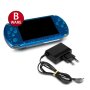 Sony Playstation Portable - PSP 3004 Slim & Lite Konsole in Blau / Vibrant Blue #36B + Ladekabel