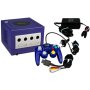 Gamecube Konsole in Lila + alle Kabel + 2 Ähnliche Controller