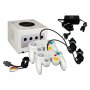 Nintendo Gamecube Konsole in Weiss - Pearl White + alle Kabel + 2 original Controller
