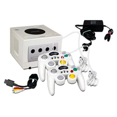 Gamecube Konsole in Weiss - Pearl White + alle Kabel + 2...