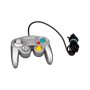 Gamecube Konsole in Silber + original Controller + Mario Smash Football