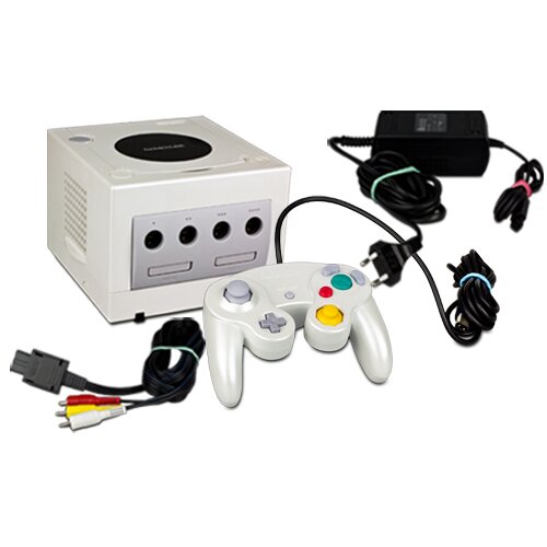 Nintendo Gamecube Konsole in Weiss + original Controller + alle Kabel in OVP