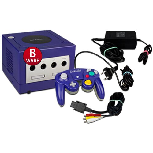 Gamecube Konsole Lila Purple (B-Ware) #20B + original Controller Halbtransparent