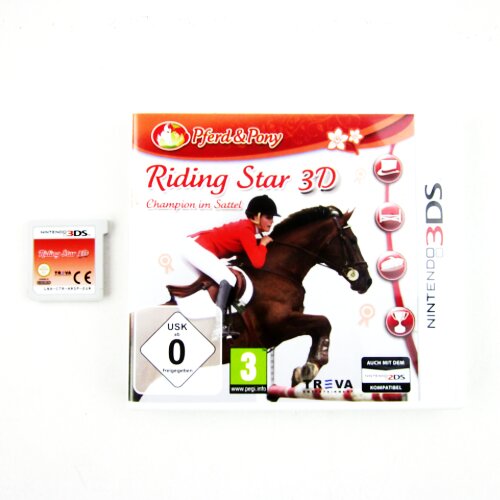 3DS Spiel Pferd & Pony - Riding Star 3D - Champion Im Sattel