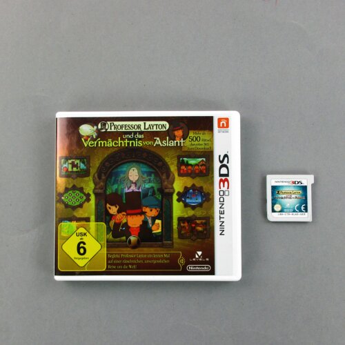 3DS Spiel Professor Layton und Das Vermächtnis von Aslant