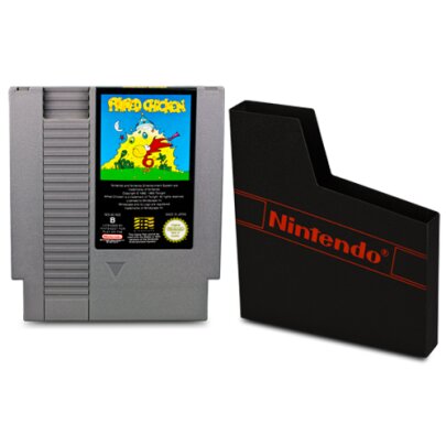 NES Spiel ALFRED CHICKEN + ORIGINAL SCHUBER