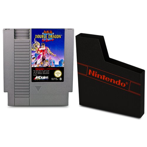 NES Spiel DOUBLE DRAGON II - THE REVENGE + ORIGINAL SCHUBER