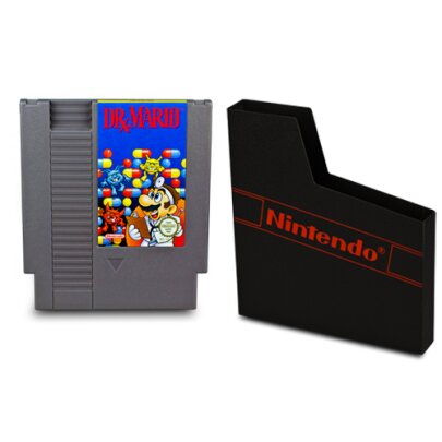 NES Spiel DR X MARIO + ORIGINAL SCHUBER
