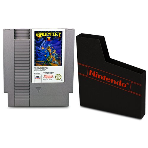 NES Spiel GAUNTLET II + ORIGINAL SCHUBER