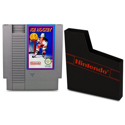 NES Spiel ICE HOCKEY - CLASSIC SERIE + ORIGINAL SCHUBER