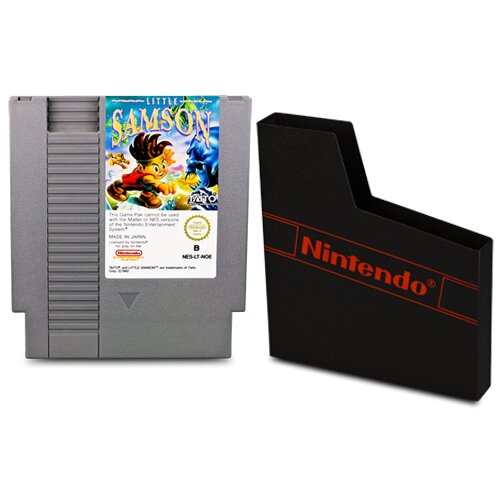 NES Spiel LITTLE SAMSON + ORIGINAL SCHUBER
