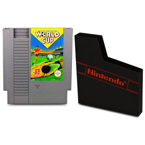NES Spiel NINTENDO WORLD CUP + ORIGINAL SCHUBER