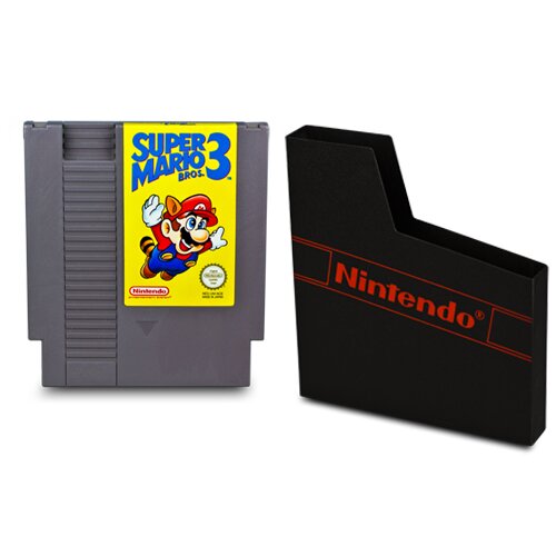 NES Spiel SUPER MARIO BROS. 3 + ORIGINAL SCHUBER